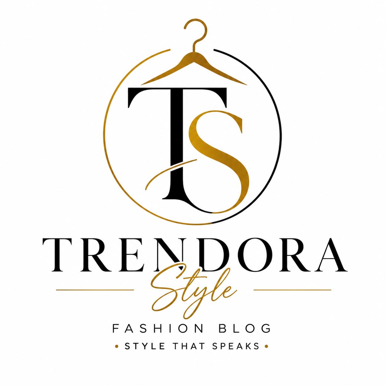 Style fashion blog logo with hanger and monogram design
