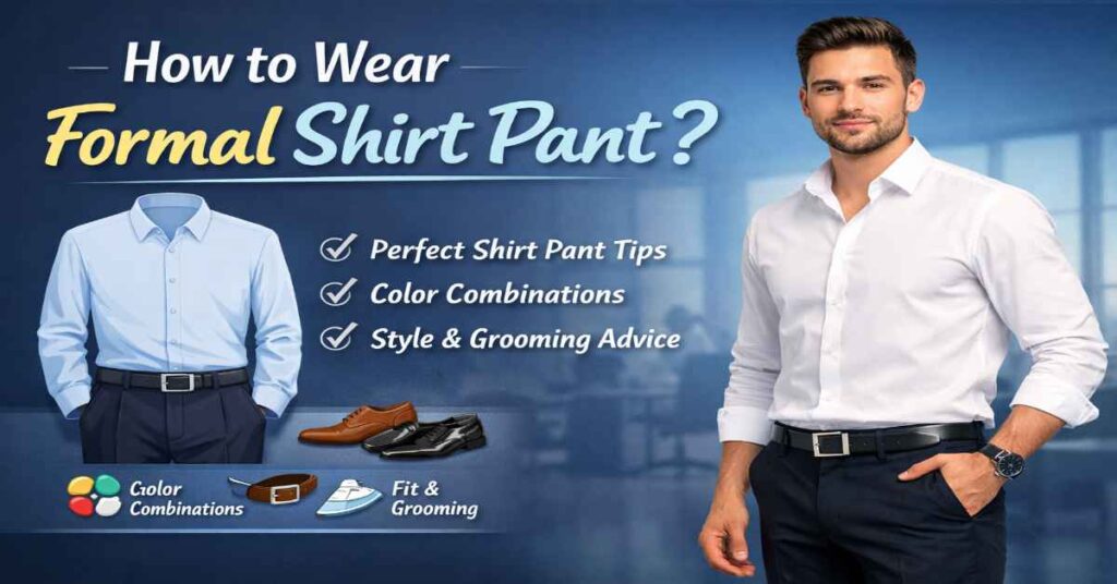 How to Wear Formal Shirt Pant Perfectly? (Simple Guide for Everyone)